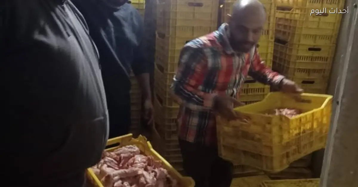 ضبط 45 طن دواجن ولحوم فاسدة في الجيزة خلال شهر