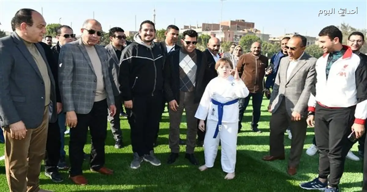 افتتاح ملعب قانوني بمركز شباب البرشا في ملوي بحضور وزير الرياضة ومحافظ المنيا