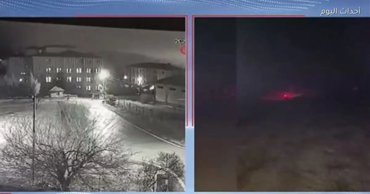 لحظة تحطم طائرة رئيس أركان المجلس الرئاسي الليبي في أنقرة