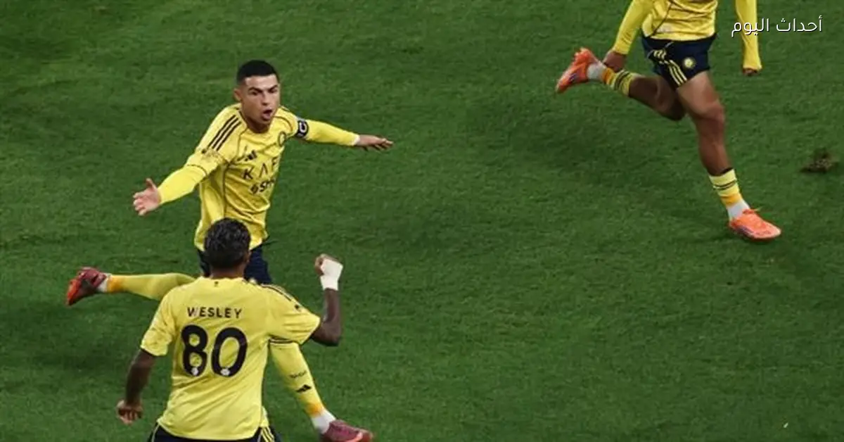 ملخص مباراة النصر والأخدود في دوري روشن وتألق رونالدو