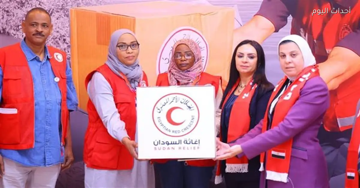 وزيرة التضامن تطلق قافلة مساعدات إنسانية للسودان