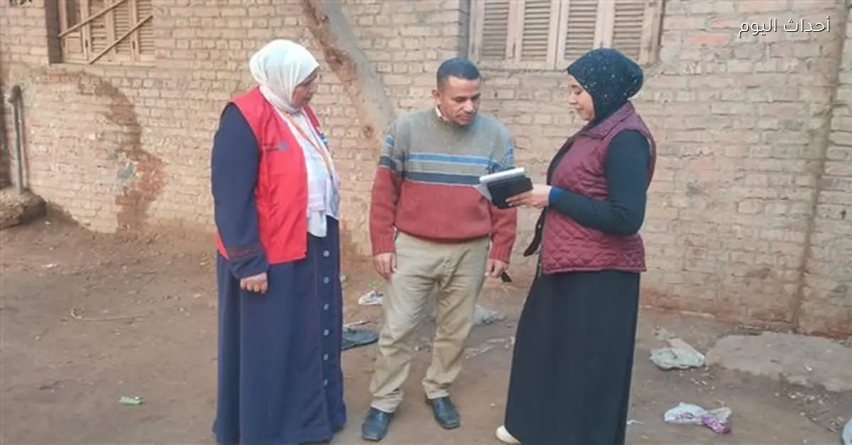 أعمال المسح الصحي لرصد الأمراض ببني سويف مستمرة