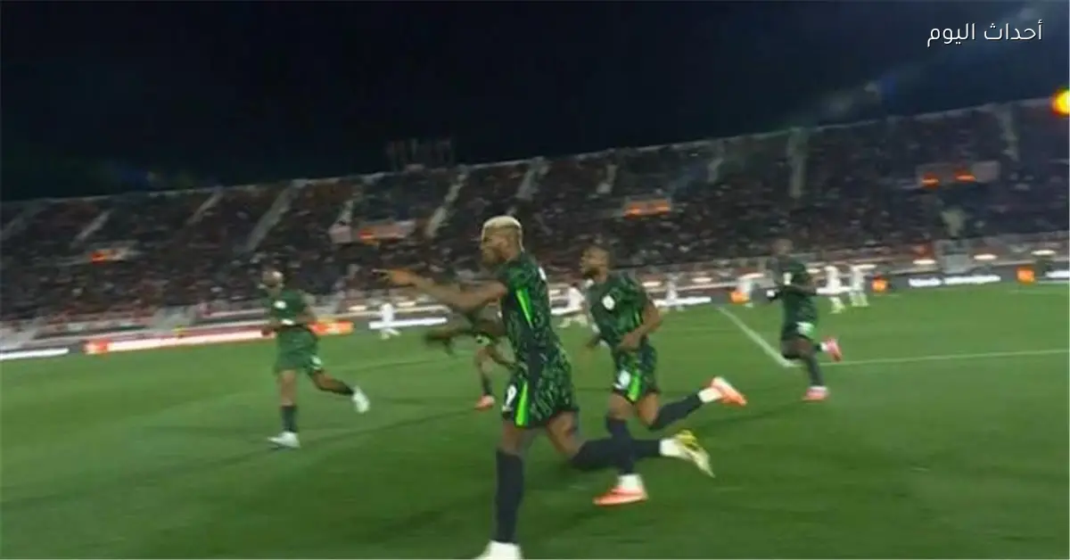 أوسيمين يحرز هدف نيجيريا الأول في شباك تونس بكأس أمم إفريقيا