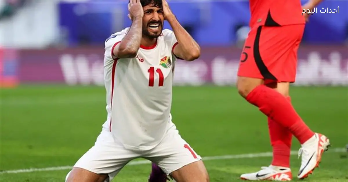 إصابة الصليبي تبعد يزن النعيمات عن نصف نهائي كأس العرب