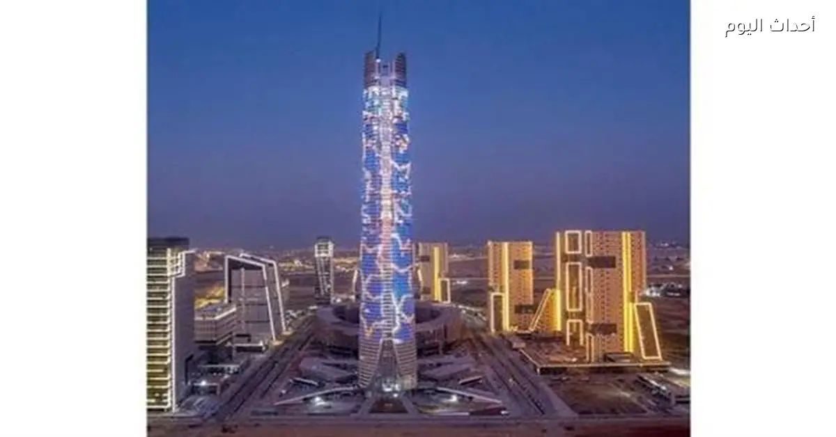 احتفالية رأس السنة في البرج الأيقوني بالعاصمة الإدارية