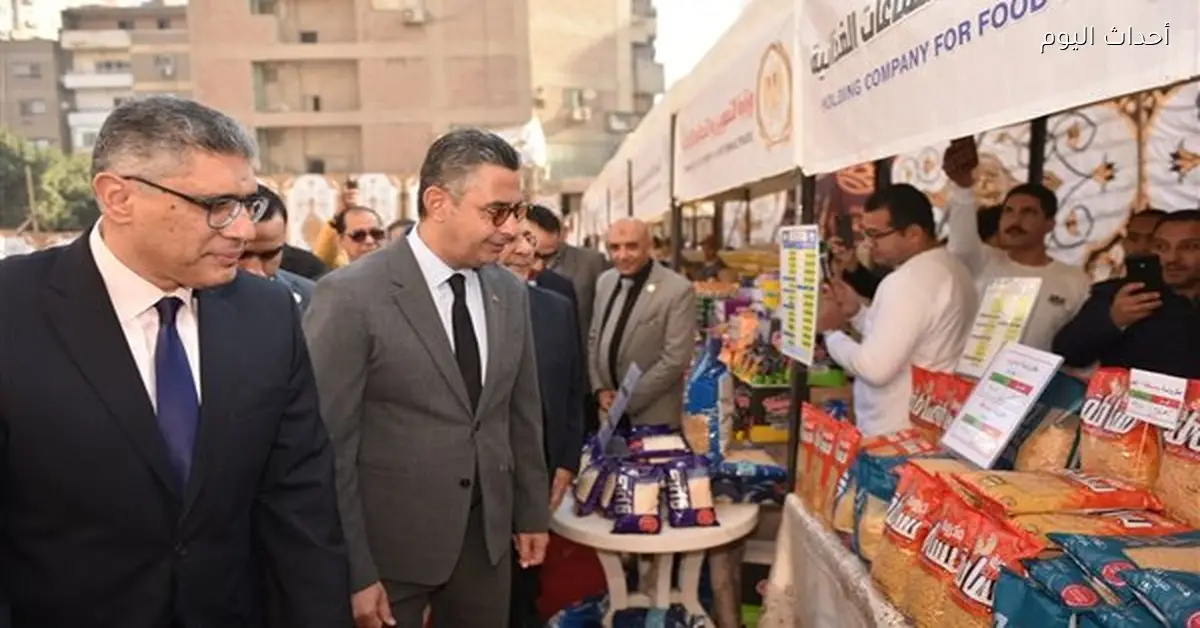 افتتاح سوق «اليوم الواحد» بشارع فيصل في الجيزة