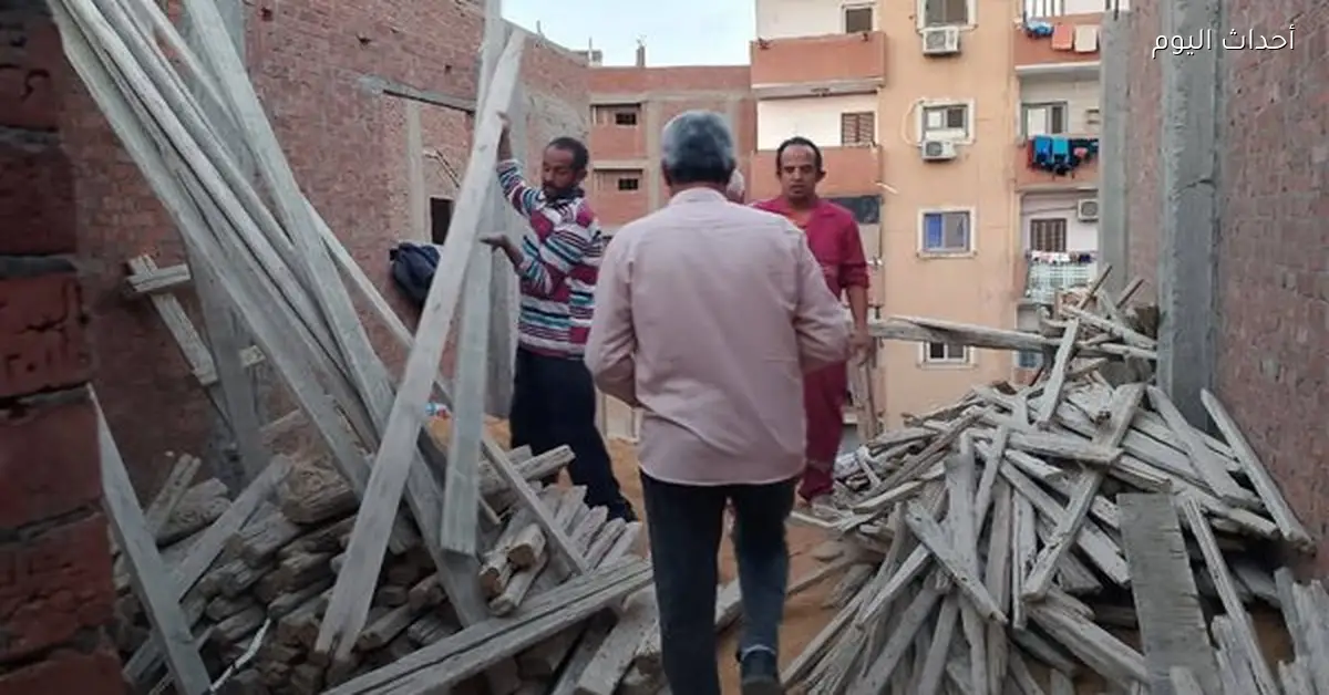 الأربعين بالسويس تزيل مخالفة بناء وتتابع إصلاح المرافق