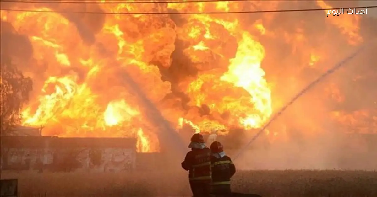 حريق في مبنى إداري بمستشفى الموظفين في إمبابة