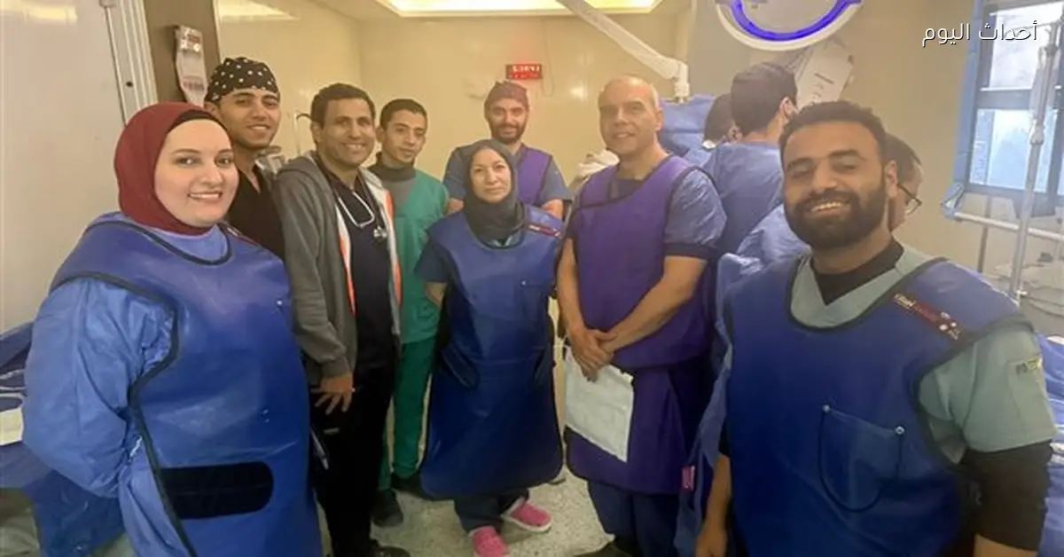 خبير دولي يجري 4 قساطر قلبية مجانية في مستشفى زايد