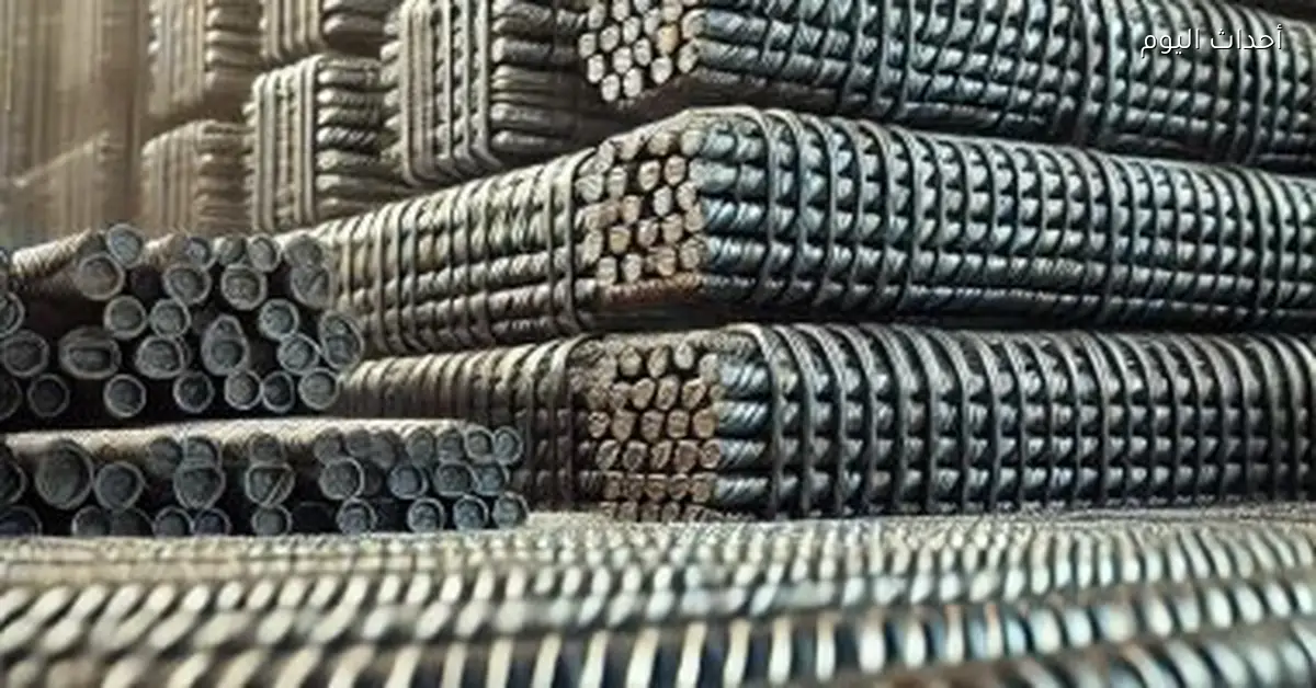 سعر طن الحديد اليوم الاثنين 15 ديسمبر 2025 يحدد