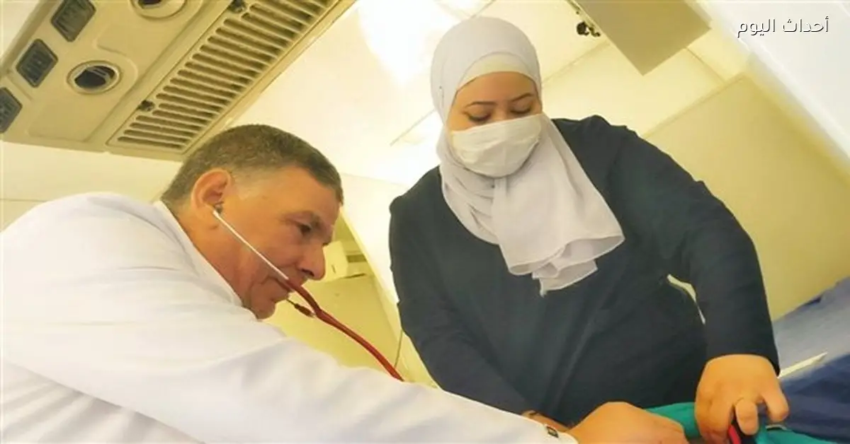 قافلة طبية في كفر صقر تكشف على 468 مريضًا مجانا