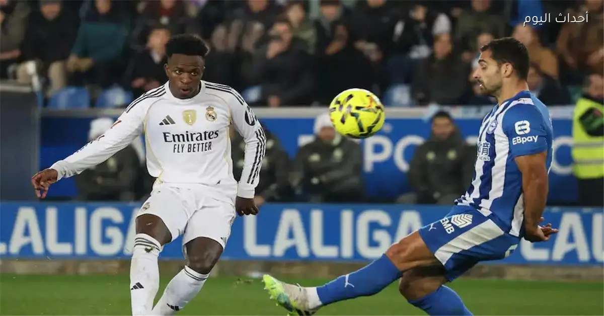 كارلوس يسجل هدف التعادل لديبورتيفو ألافيس أمام ريال مدريد