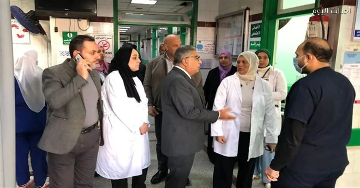 محافظ الدقهلية يزور مستشفى التأمين الصحي بسندوب ويثني على الطواقم الطبية
