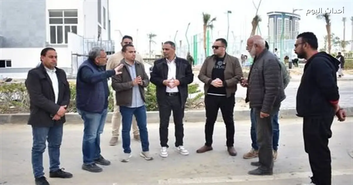 نائب هيئة التنمية يتفقد مشروعات العلمين الجديدة