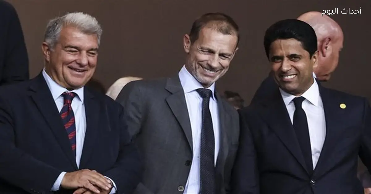 ناصر الخليفي يلعب دورًا مهمًا في خلافات برشلونة وريال مدريد حول السوبر