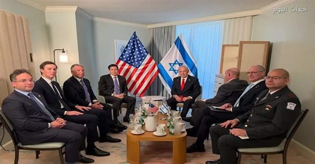 نتنياهو يجتمع مع كبار المسؤولين الأمريكيين
