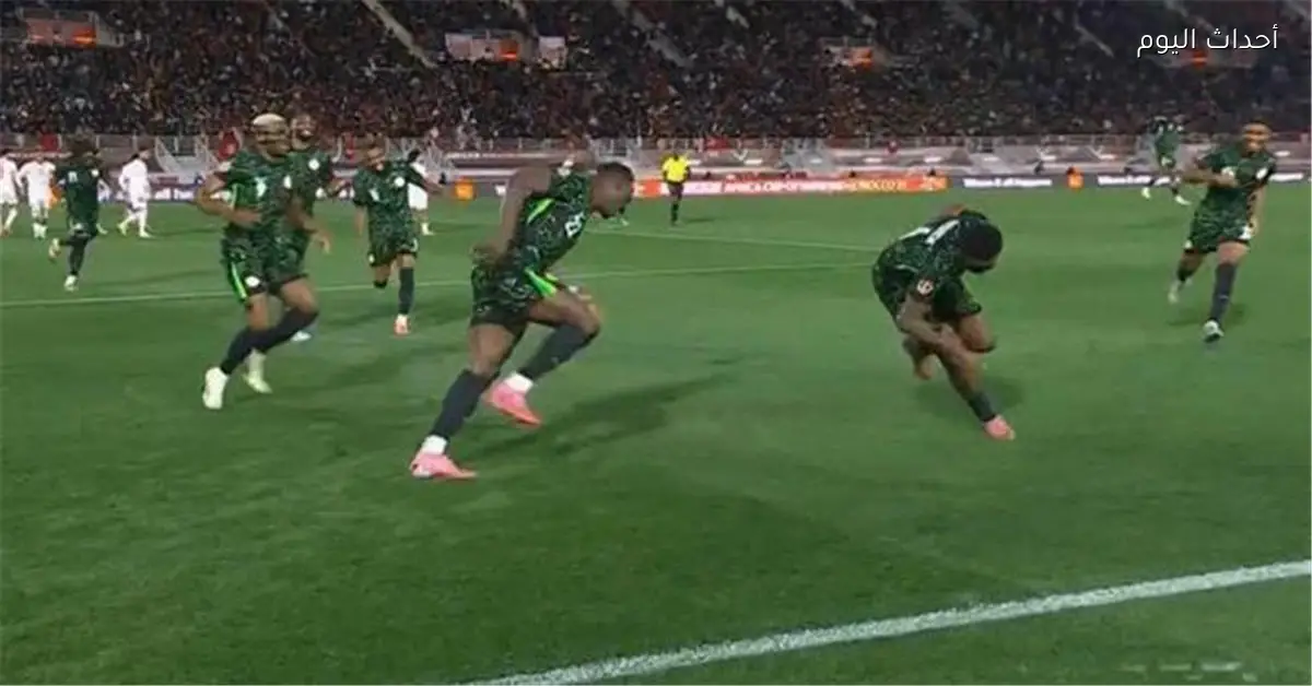 نديدي يحرز الهدف الثاني لنيجيريا في شباك تونس بكأس أمم إفريقيا