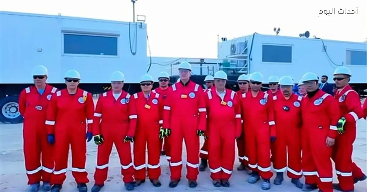 وزير البترول يجتمع مع موظفي شركة الحديثة للحفر المصرية في الكويت