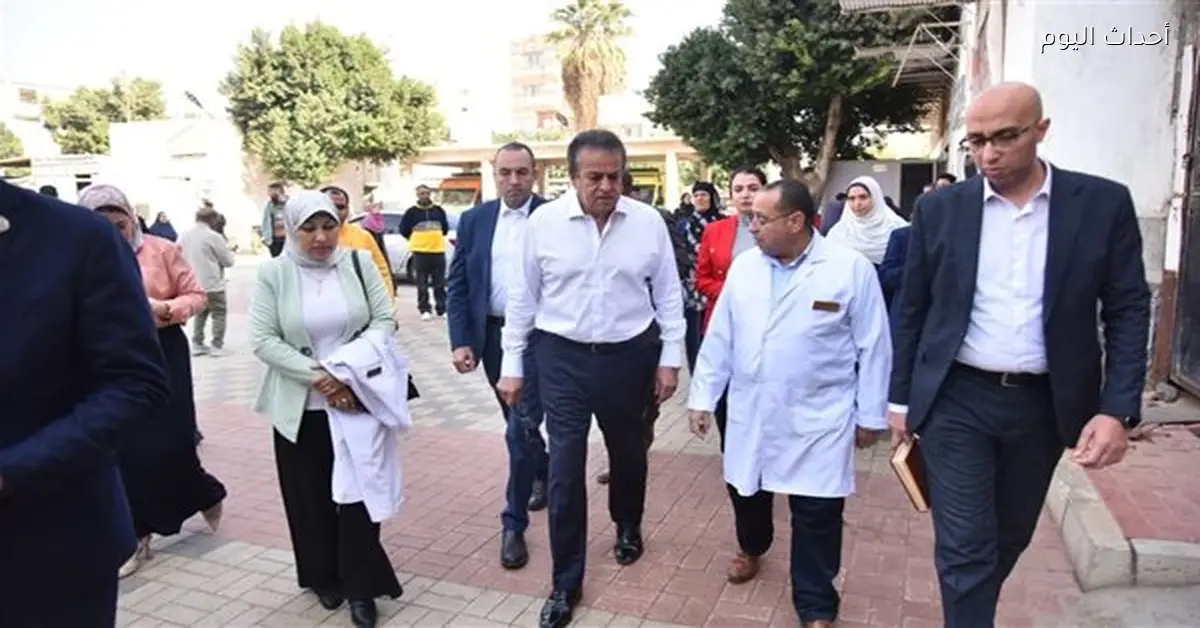 وزير الصحة يتفقد مستشفى سنورس المركزي ويأمر بالتحقيق مع المتغيبين