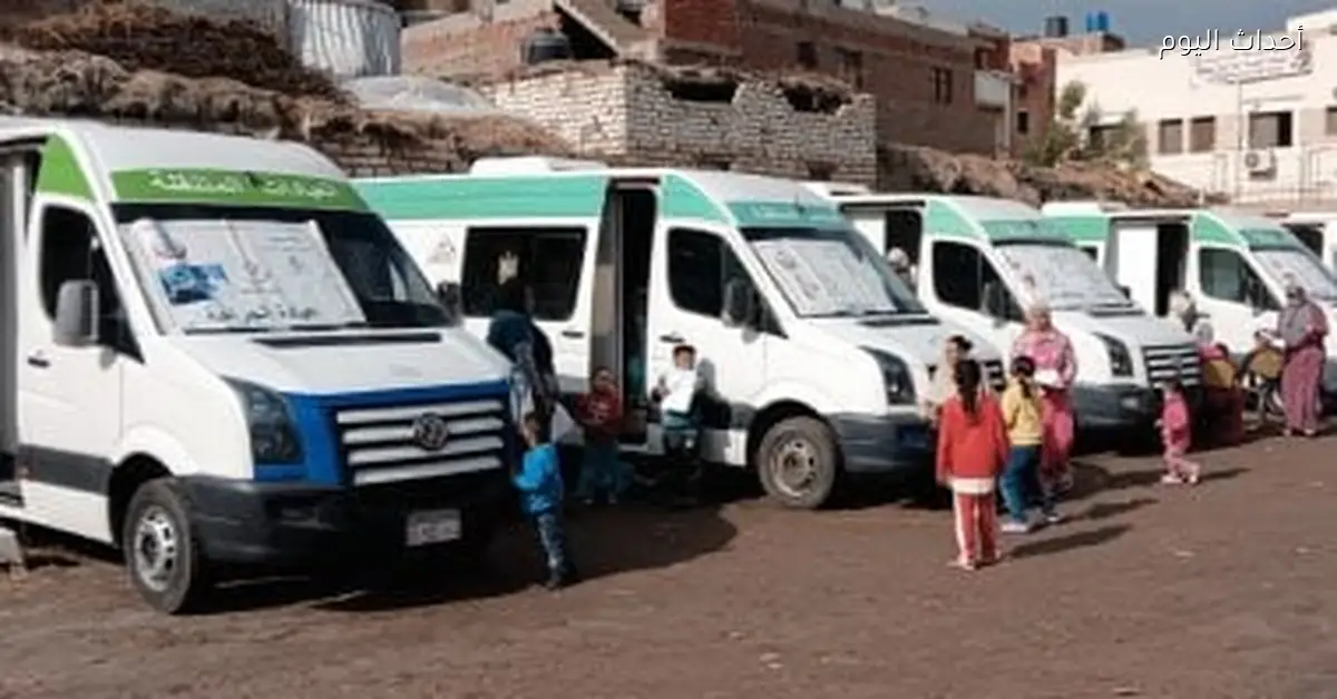1244 مواطنًا يستفيدون من القافلة الطبية المجانية في أبو نور الدين