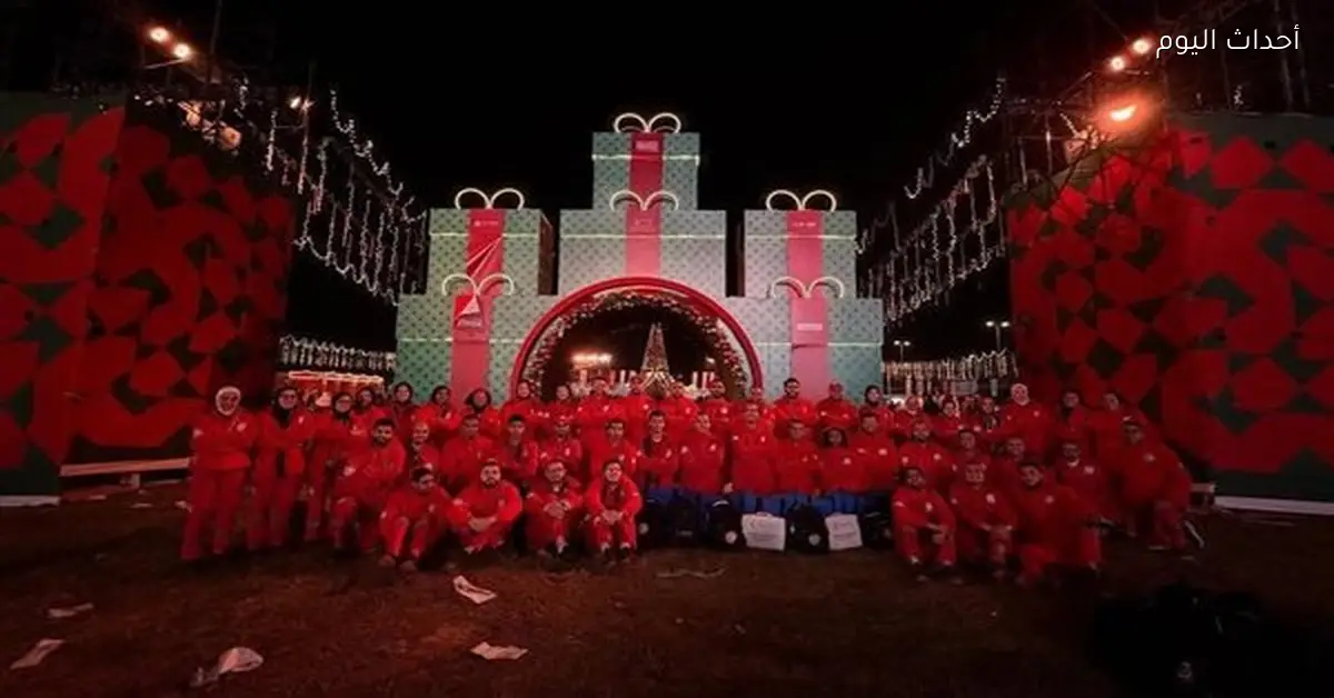 متطوعو الهلال الأحمر المصري يحتفلون برأس السنة في فلسطين والسودان