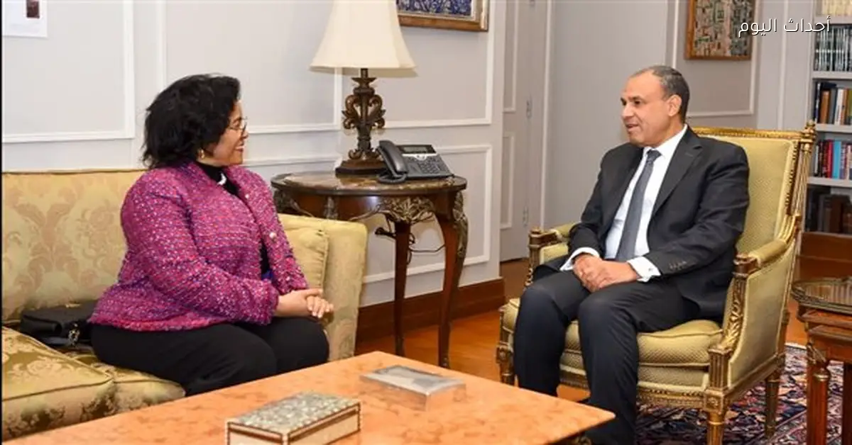 وزير الخارجية يناقش مع مديرة نيباد سبل تعزيز التعاون التنموي في أفريقيا