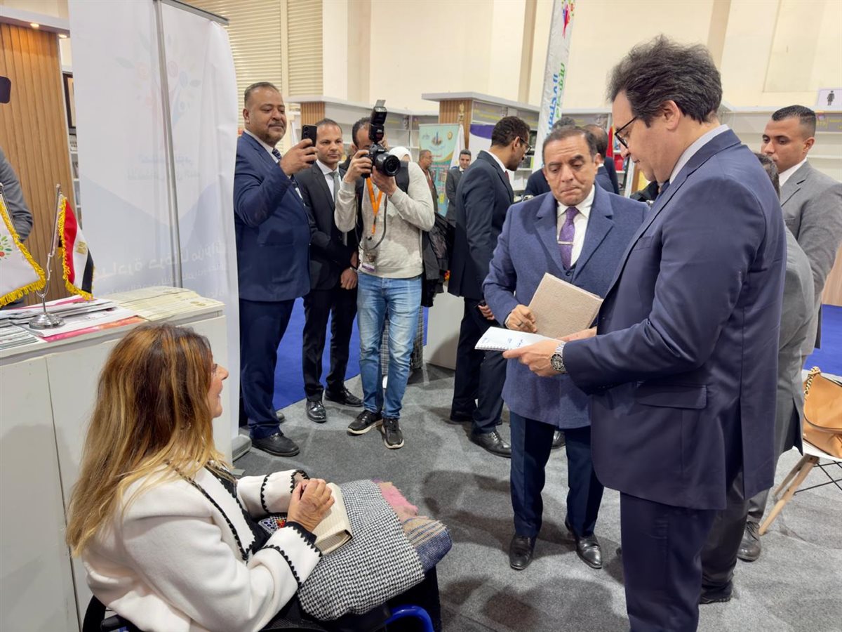 جانب من المشاركة بمعرض الكتاب 