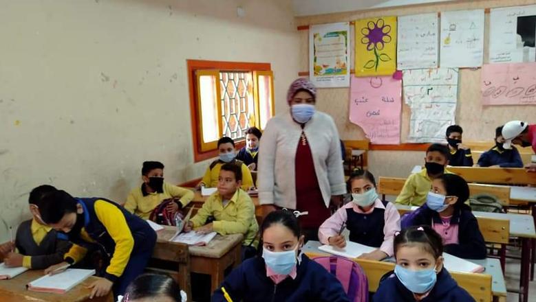 صورة أرشيفية لطلاب رابعة ابتدائي