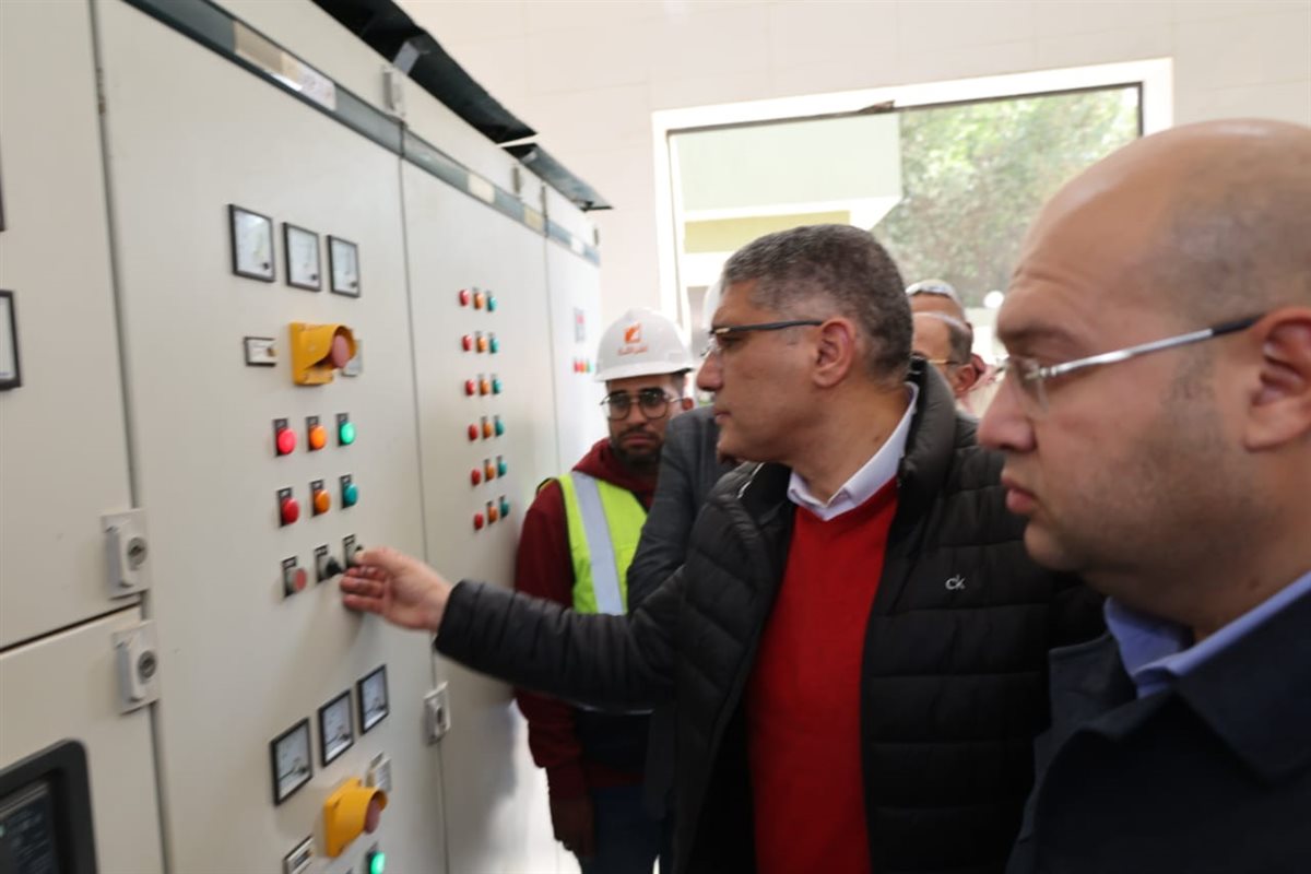 جانب من زيارة محافظ الجيزة لميت شماس