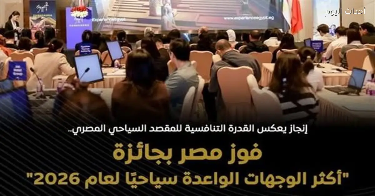 مصر تحصد لقب أكثر الوجهات الواعدة سياحياً لعام 2026