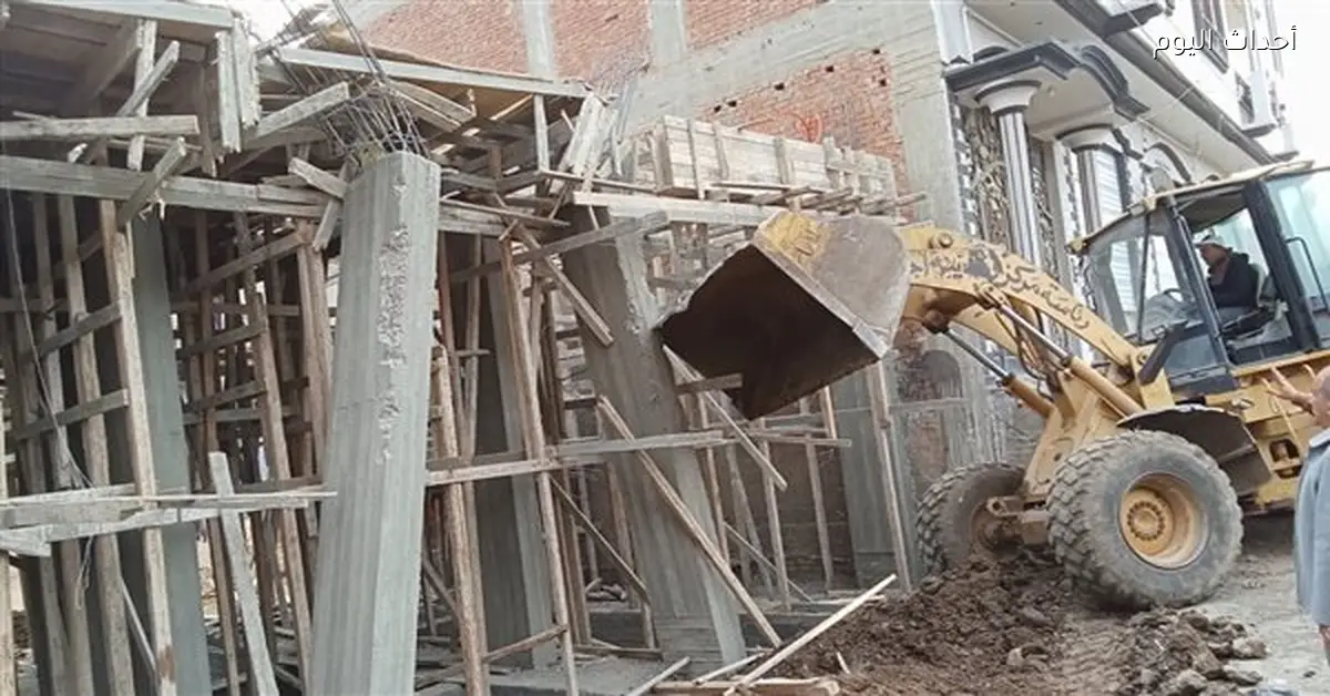 محافظ الدقهلية يراقب إزالة التعديات على الأراضي الزراعية