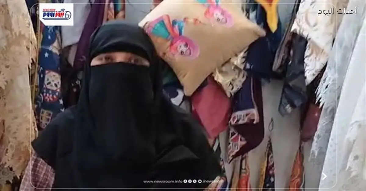 “أم أحمد” تحكي عن مهنة الخيامية بقنا المهددة بالانقراض