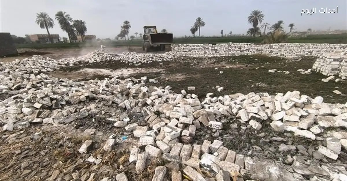 إزالة 19 تعديًا في المرحلة الأولى من الموجة 28 بأسيوط