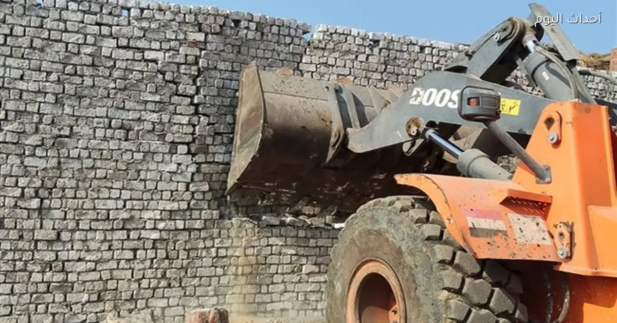 إزالة 325 حالة تعدي في الجيزة لحماية أملاك الدولة