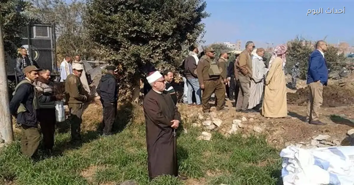 إزالة التعديات على أملاك الأزهر في مركز ناصر بني سويف