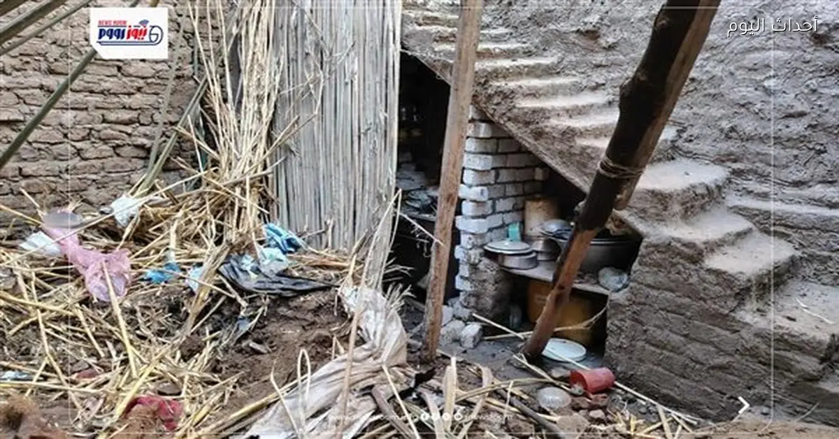 إصابة 3 أشخاص بانهيار منزل في الكوم الأحمر بقنا
