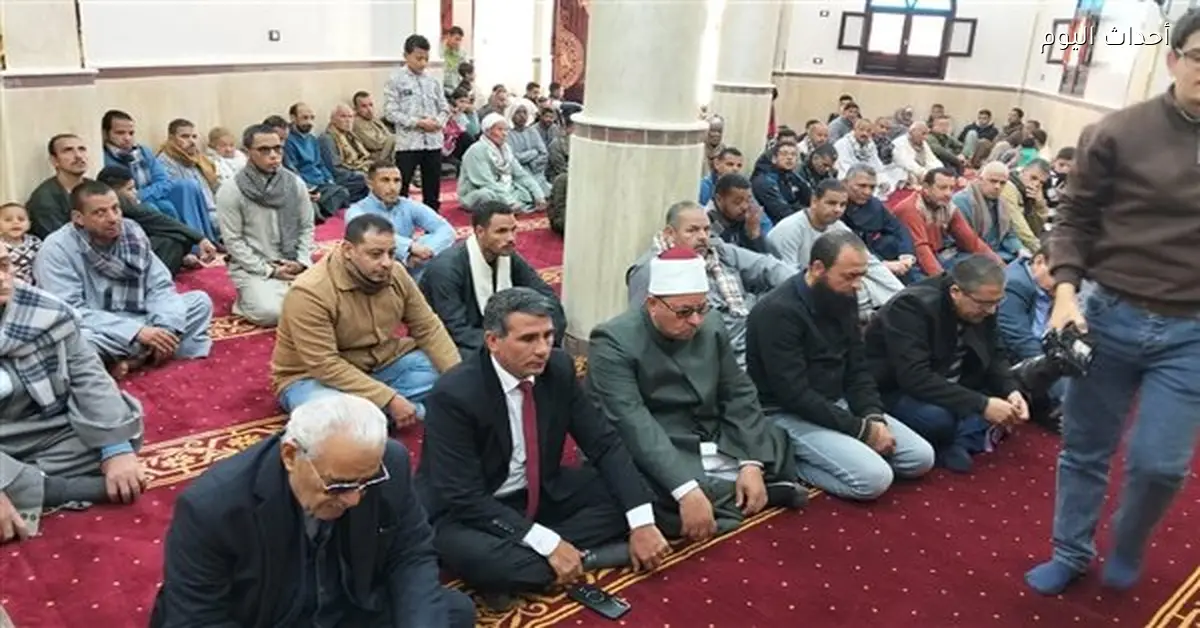 افتتاح مسجد الرحمن في عزبة عوض الله ببني سويف بتكلفة مليوني جنيه