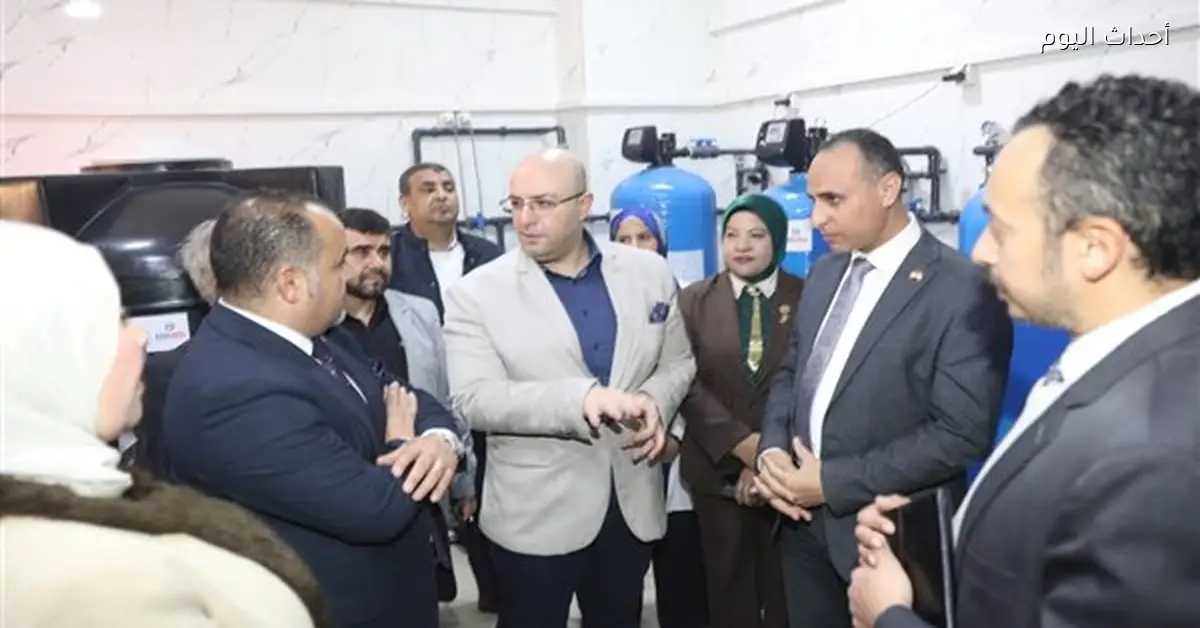 افتتاح وحدة غسيل كلوي جديدة بمستشفى الصدر في بني سويف