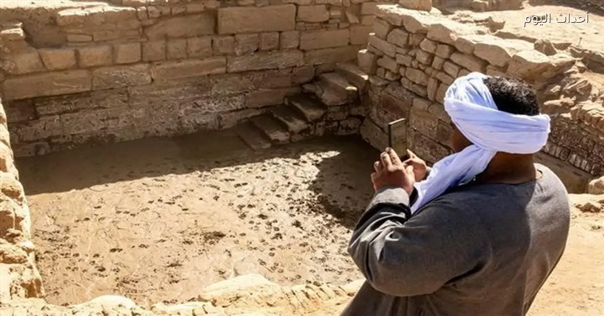 اكتشاف بحيرة مقدسة جديدة بمعبد الكرنك في الأقصر