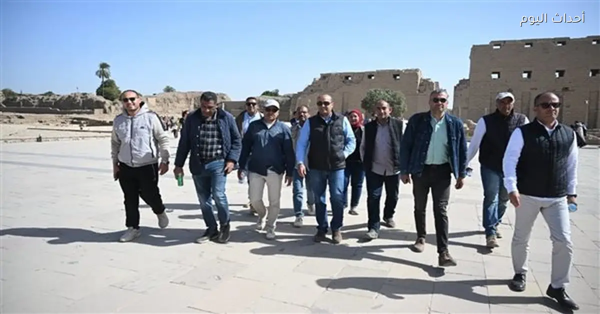 الأمين العام للآثار يتفقد مشروعات أثرية في الأقصر