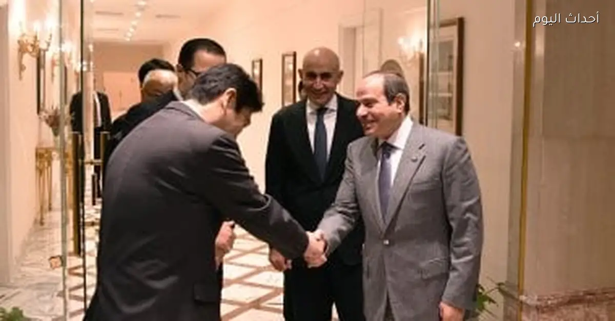 الرئيس السيسي يثني على دعم اليابان لمشروع المتحف المصري الكبير