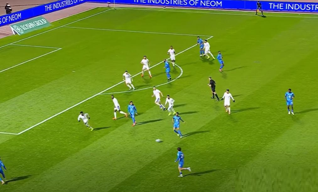 نتيجة وملخص وأهداف مباراة الهلال ونيوم اليوم في <a href=