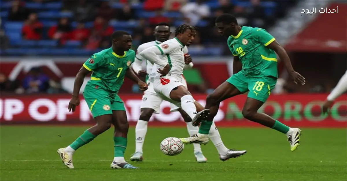 باب جايي يسجل هدف التعادل للسنغال أمام السودان