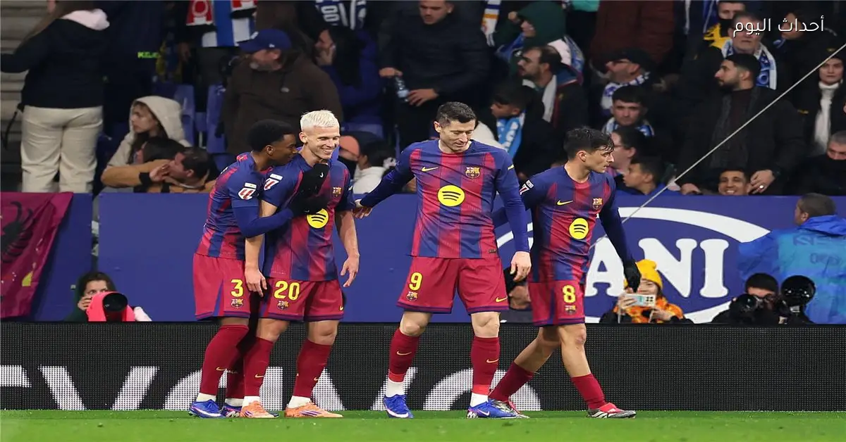 ترتيب هدافي الدوري الإسباني بعد هدف ليفاندوفسكي في مباراة برشلونة وإسبانيول