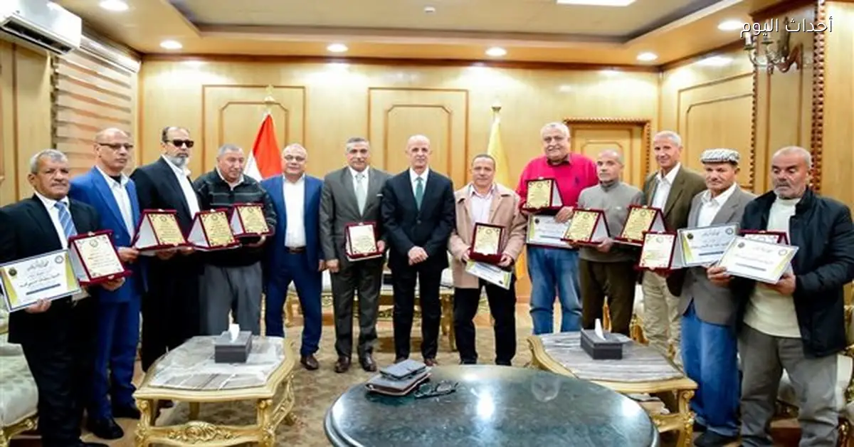 تكريم حسين لبيب وأسامة حسني في بنى سويف وإطلاق برنامج التعليم المدمج