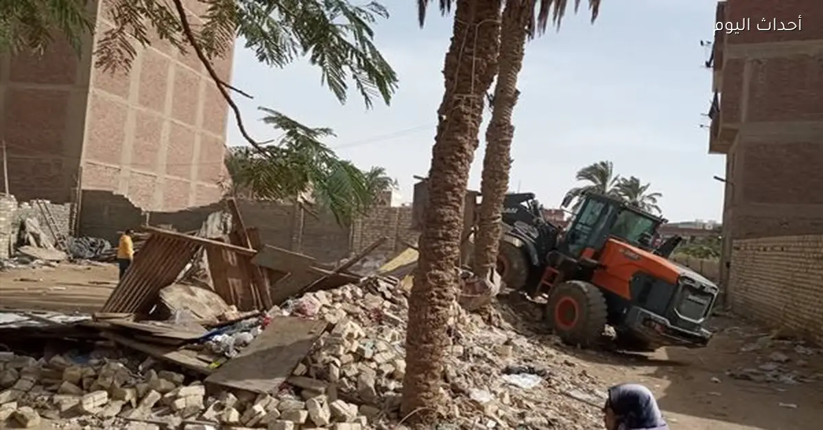 حملة لإزالة التعديات ورفع الإشغالات في الأربعين بالسويس