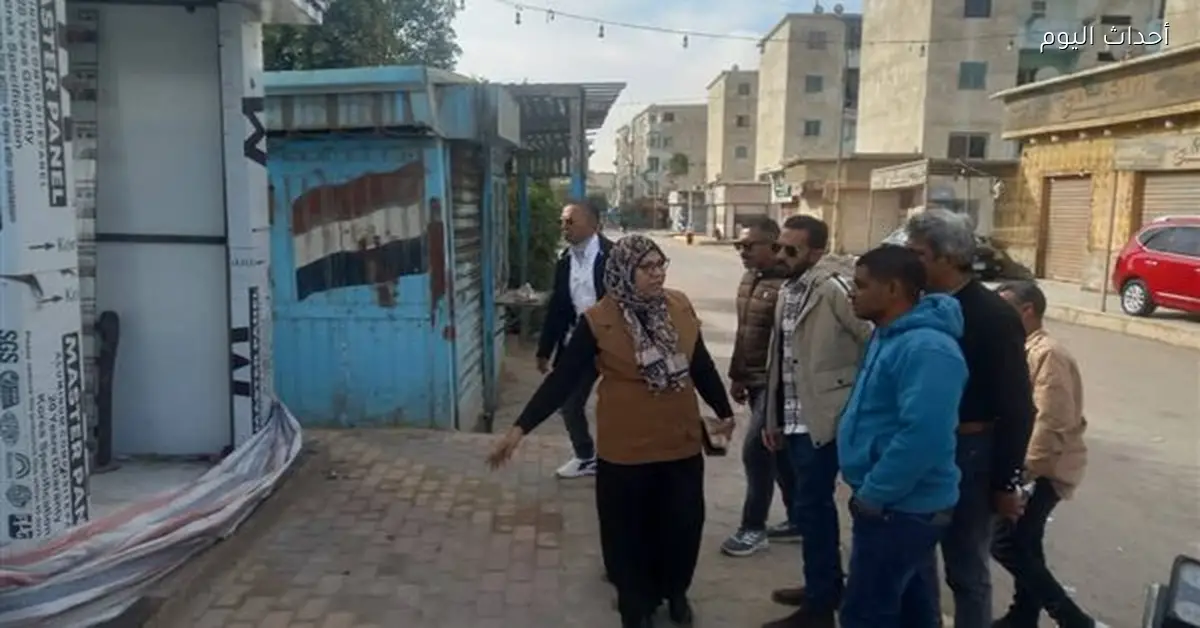 حي الأربعين بالسويس يواصل حملات رفع الإشغالات والانضباط