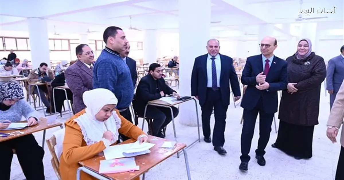 رئيس جامعة أسيوط يتابع امتحانات الدراسات العليا في البيولوجيا الجزيئية
