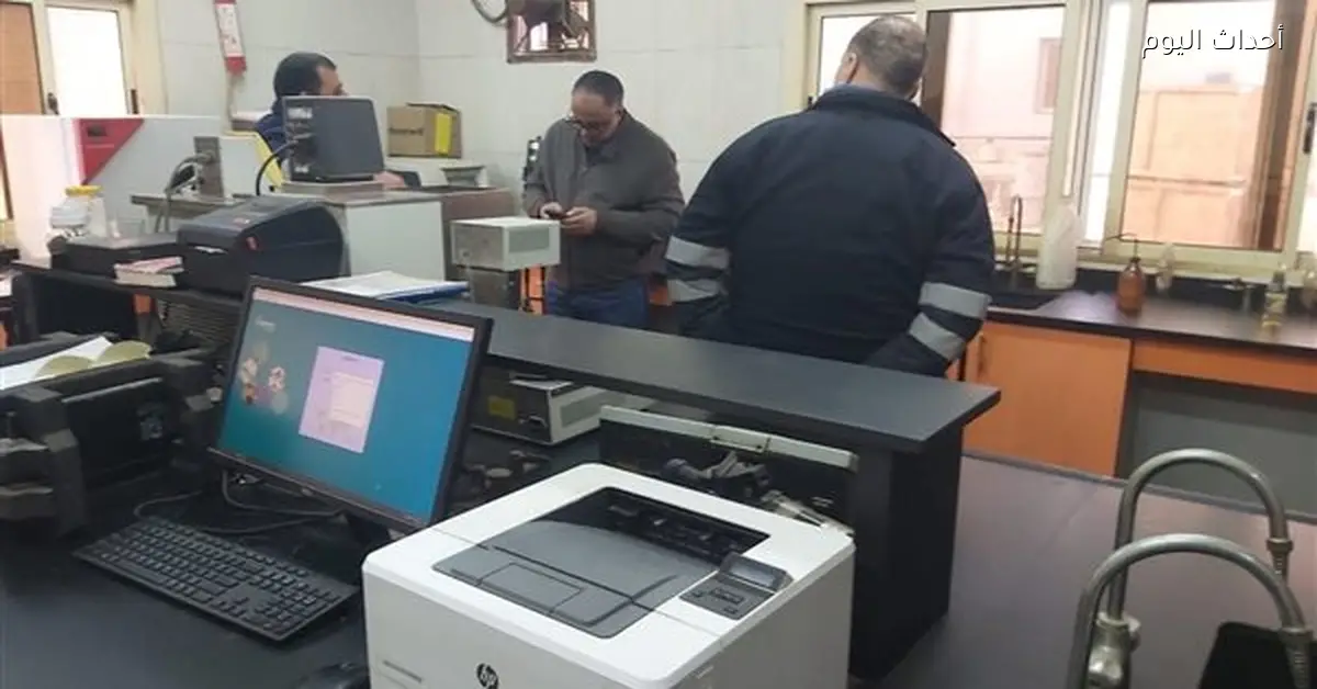 رئيس هيئة البترول يزور منطقة أنابيب البترول بالتبين