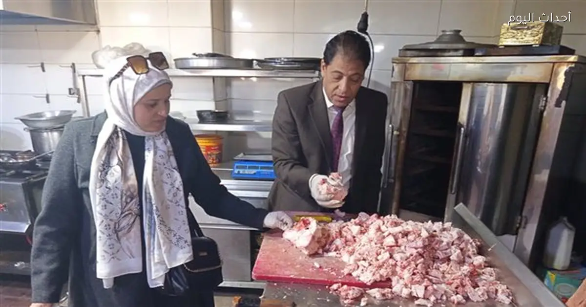 ضبط 75 كجم لحوم ودواجن فاسدة في مطعمين بالأقصر